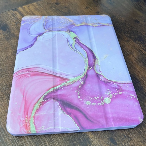 IPad Case, Hard Trifold Marbled Pink - Picture 2 of 9
